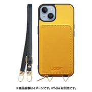 WORK24MPIP-PMP-IP14 [iPhone 14 用 小銭入れ付きスマホケース/PUレザー/ストラップ付き パンプキン]