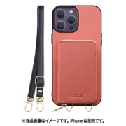 WORK24MPIP-CSM-IP14PM [iPhone 14 Pro Max 用 小銭入れ付きスマホケース/PUレザー/ストラップ付き コスモス]