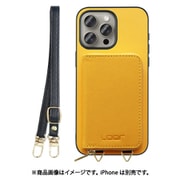WORK24MPIP-PMP-IP15PM [iPhone 15 Pro Max 用 小銭入れ付きスマホケース/PUレザー/ストラップ付き パンプキン]