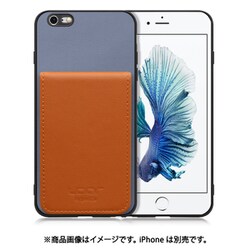 WORK56SCIP-BUCM-6P [iPhone 6P/6sPS 用 折り畳み式カードポケット/本革/4枚収納 ブルーキャメル]