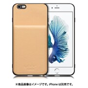 WORK56SCIP-BG-6P [iPhone 6P/6sPS 用 折り畳み式カードポケット/本革/4枚収納 ベージュ]