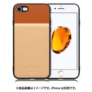 WORK56SCIP-CMBG-7 [iPhone 7/8/SE 用 折り畳み式カードポケット/本革/4枚収納 キャメルベージュ]