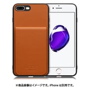 WORK56SCIP-CM-7P [iPhone 7P/8P 用 折り畳み式カードポケット/本革/4枚収納 キャメル]
