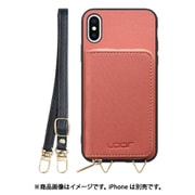 WORK24MPIP-CSM-X [iPhone X/XS 用 小銭入れ付きスマホケース/PUレザー/ストラップ付き コスモス]