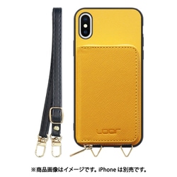 WORK24MPIP-PMP-X [iPhone X/XS 用 小銭入れ付きスマホケース/PUレザー/ストラップ付き パンプキン]