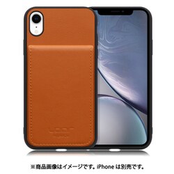 WORK56SCIP-CM-XR [iPhone XR 用 折り畳み式カードポケット/本革/4枚収納 キャメル]
