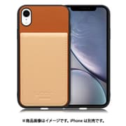 WORK56SCIP-CMBG-XR [iPhone XR 用 折り畳み式カードポケット/本革/4枚収納 キャメルベージュ]