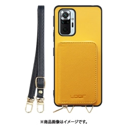 WORK24MPXMI-PMP-MIRDN10P [Redmi Note 10 Pro 用 小銭入れ付きスマホケース/PUレザー/ストラップ付き パンプキン]