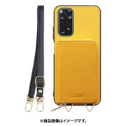 WORK24MPXMI-PMP-MIRDN11 [Redmi Note 11 用 小銭入れ付きスマホケース/PUレザー/ストラップ付き パンプキン]