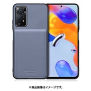 WORK56SCXMI-BU-XRDN11P5G [Redmi Note 11 Pro 5G 用 折り畳み式カードポケット/本革/4枚収納 ブルー]
