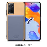 WORK56SCXMI-BGBU-XRDN11P5G [Redmi Note 11 Pro 5G 用 折り畳み式カードポケット/本革/4枚収納 ベージュブルー]