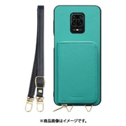 WORK24MPXMI-TQ-MIRDN9S [Redmi Note 9S 用 小銭入れ付きスマホケース/PUレザー/ストラップ付き ターコイズ]