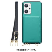 WORK24MPOPP-TQ-ORENO7A [Reno9A/7A 用 小銭入れ付きスマホケース/PUレザー/ストラップ付き ターコイズ]