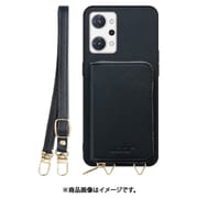 WORK24MPOPP-BK-ORENO7A [Reno9A/7A 用 小銭入れ付きスマホケース/PUレザー/ストラップ付き ブラック]