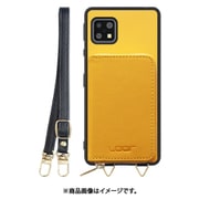 WORK24MPAO-PMP-ASE4 [AQUOS sense 5G/4/basic/Lite 用 小銭入れ付きスマホケース/PUレザー/ストラップ付き パンプキン]