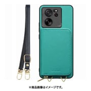 WORK24MPXMI-TQ-XM13T [Xiaomi 13T/13T Pro 用 小銭入れ付きスマホケース/PUレザー/ストラップ付き ターコイズ]