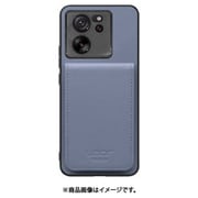 WORK56SCXMI-BU-XM13T [Xiaomi 13T/13T Pro 用 折り畳み式カードポケット/本革/4枚収納 ブルー]