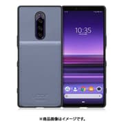 WORK56SCXP-BU-SXP1 [Xperia1 用 折り畳み式カードポケット/本革/4枚収納 ブルー]
