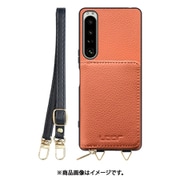 WORK25MPXP-FM-SXP1V4 [Xperia 1 IV 用 小銭入れ付きスマホケース/本革/ストラップ付き フラミンゴ]