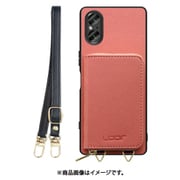 WORK24MPXP-CSM-SXP5V5 [Xperia 5 V 用 小銭入れ付きスマホケース/PUレザー/ストラップ付き コスモス]