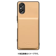 WORK56SCXP-BG-SXP5V5 [Xperia 5 V 用 折り畳み式カードポケット/本革/4枚収納 ベージュ]