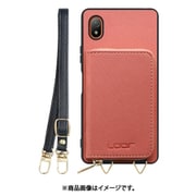 WORK24MPXP-CSM-XACE3 [Xperia Ace III 用 小銭入れ付きスマホケース/PUレザー/ストラップ付き コスモス]
