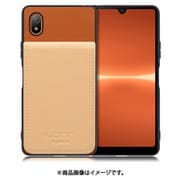 WORK56SCXP-CMBG-XACE3 [Xperia Ace III 用 折り畳み式カードポケット/本革/4枚収納 キャメルベージュ]