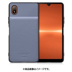 WORK56SCXP-BU-XACE3 [Xperia Ace III 用 折り畳み式カードポケット/本革/4枚収納 ブルー]