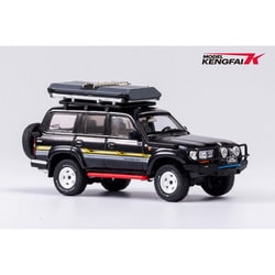 TK-KF031-5 1/64 ランドクルーザー パールブラック ルーフラック [ダイキャストミニカー]
