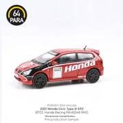 PA-65349 1/64 ホンダ シビック Type-R EP3 2001 BTCC Honda Racing [ダイキャストミニカー]