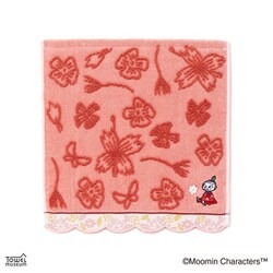 確認用699円　リトルミィ お花畑 ピンク　タオルハンカチ MOOMIN ムーミン グッズ タオルハンカチ 2枚セット おしゃれ