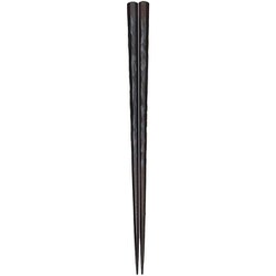 匠技 八角先角先細 けずり黒檀 大 23.5cm
