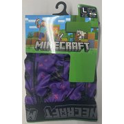 マインクラフト 1Pボクサー パープル L