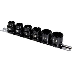 Q-Fit 1/2DR エクストラショートインパクトソケット（6コ組）