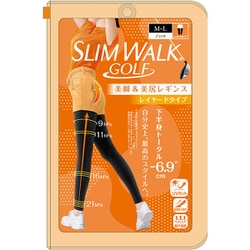 SWG002 [スリムウォークゴルフ 美脚＆美尻レギンス ブラック ML]