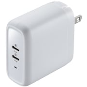 USB急速充電器 USB PD(パワーデリバリー)対応 40W USB-C×2 スイングプラグ採用 ホワイト ACA-PD97W