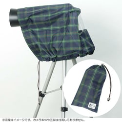 80037-23 [カメラのレインコート Lサイズ/あかきいろグリーンチェック]