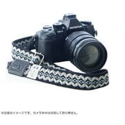 カメラストラップ 3cm幅（長さ調節タイプ）/ジグザグブルーブラック 80035-115