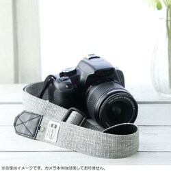 カメラストラップ 3.5cm幅（長さ調節タイプ）/プロテジェ グレーミックス（撥水加工） 80018-040