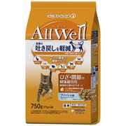 AllWell ひざ・関節の健康維持用 フィッシュ味 挽き小魚とささみフリーズドライパウダー入り 750g [猫用 ドライフード 750g]