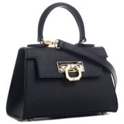 241V2 [LICIA レザー ハンドバッグ 241 Black]