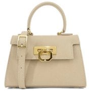 241V2 [LICIA レザー ハンドバッグ 241 Taupe]