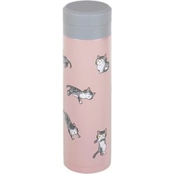 にゃんこれ スクリュー栓 スリムマグボトル 300ml きまま ねこ 保温保冷 真空断熱構造 RH-1664