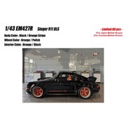 EM427R 1/43 シンガー 911 DLS ブラック/オレンジストライプ [レジンキャストミニカー]