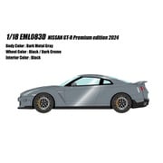 EML083D 1/18 日産 GT-R プレミアムエディション 2024 ダークメタルグレー [レジンキャストミニカー]