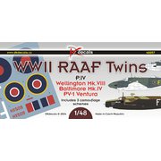MKM DKD48057 1/48 WW.II オーストラリア空軍 双発機 デカール パート4：ウェリントン、バルティモア、ベンチュラ [プラモデル用品]