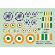 MKM DMK7213 1/72 インド空軍 国籍マーク （1947年～1950年、1950年～現代） [プラモデル用品]