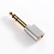 3.5mm to 6.35mm用 イヤホンジャックアダプター DJ65A(AL)