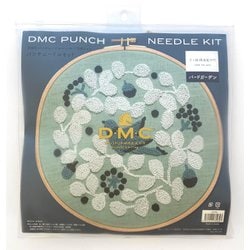 DMCJPT76 [DMC×点と線模様製作所 パンチニードルキット バードガーデン 出来上がりサイズ直径25cm刺繍枠 説明書付き]