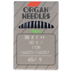 工業用ミシン針 ORGAN NEEDLES 10本入り 9号 DB-1＋＋ 9
